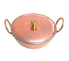 22 oz copper wok, perfect for stir-frying, sautéing, and cooking a variety of dishes.



