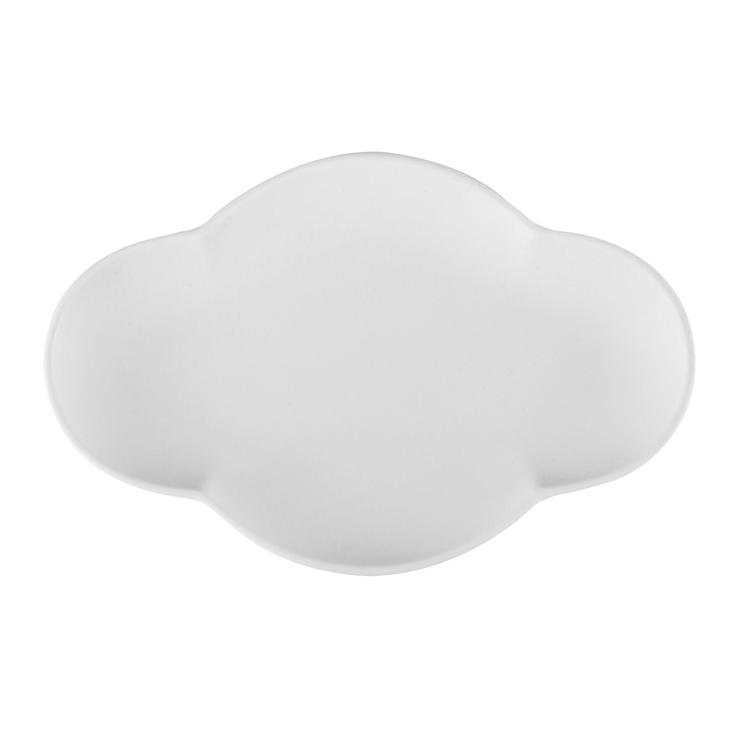 Cotton Plate Matte White 10-1/4