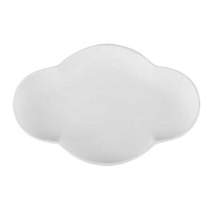 Cotton Plate Matte White 12-1/4