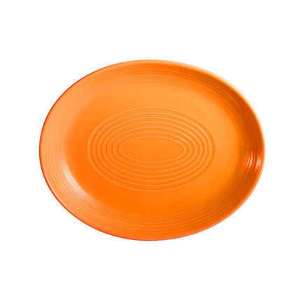 Coupe Oval Platter Tangerine 11 1/2