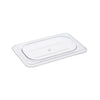 Durable solid polycarbonate cover for 1/9 size food pan. Break-resistant and stain-resistant. Perfect for kitchen, buffet, and food storage. Packed by 72 each per case.
