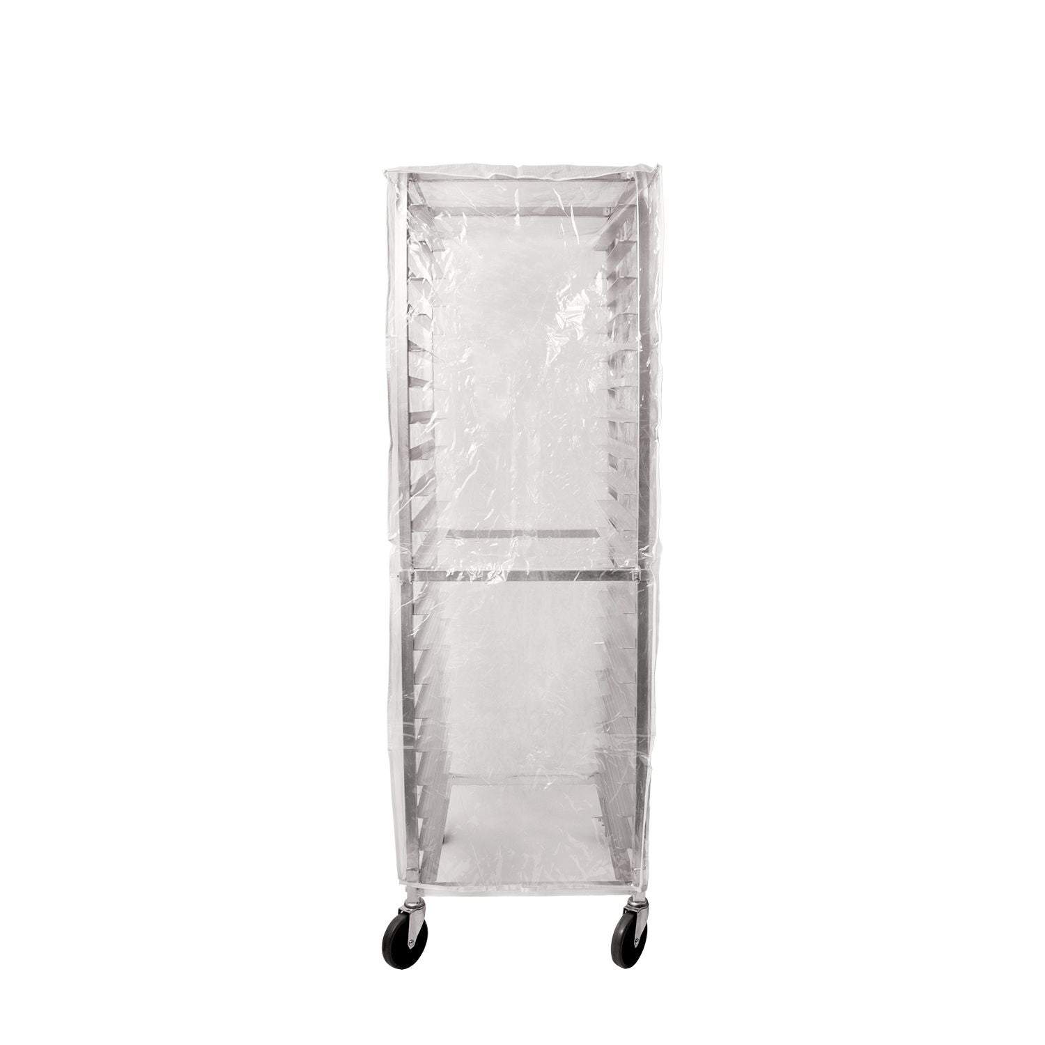 Cover for Rack AL Sheet Pan Set Welded 20-Tier with protective, easy-to-clean material and secure fit—ideal for food safety and sanitation in commercial kitchens and bakeries.