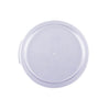 Clear polycarbonate cover fits round food storage containers 12QT, 18QT & 22QT – durable, shatter-resistant, tight seal, easy to clean. (Packed By: 6 Each Per Pack) for commercial use.