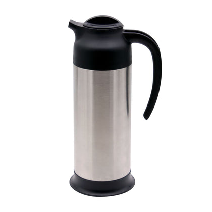 33oz stainless steel lined creamer with wide opening, drip-free spout, and commercial-grade build for milk and cream service in restaurants, coffee stations, and catering setups.