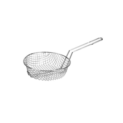 Culinary/Breading Basket Nickel-Plated Coarse Mesh 8