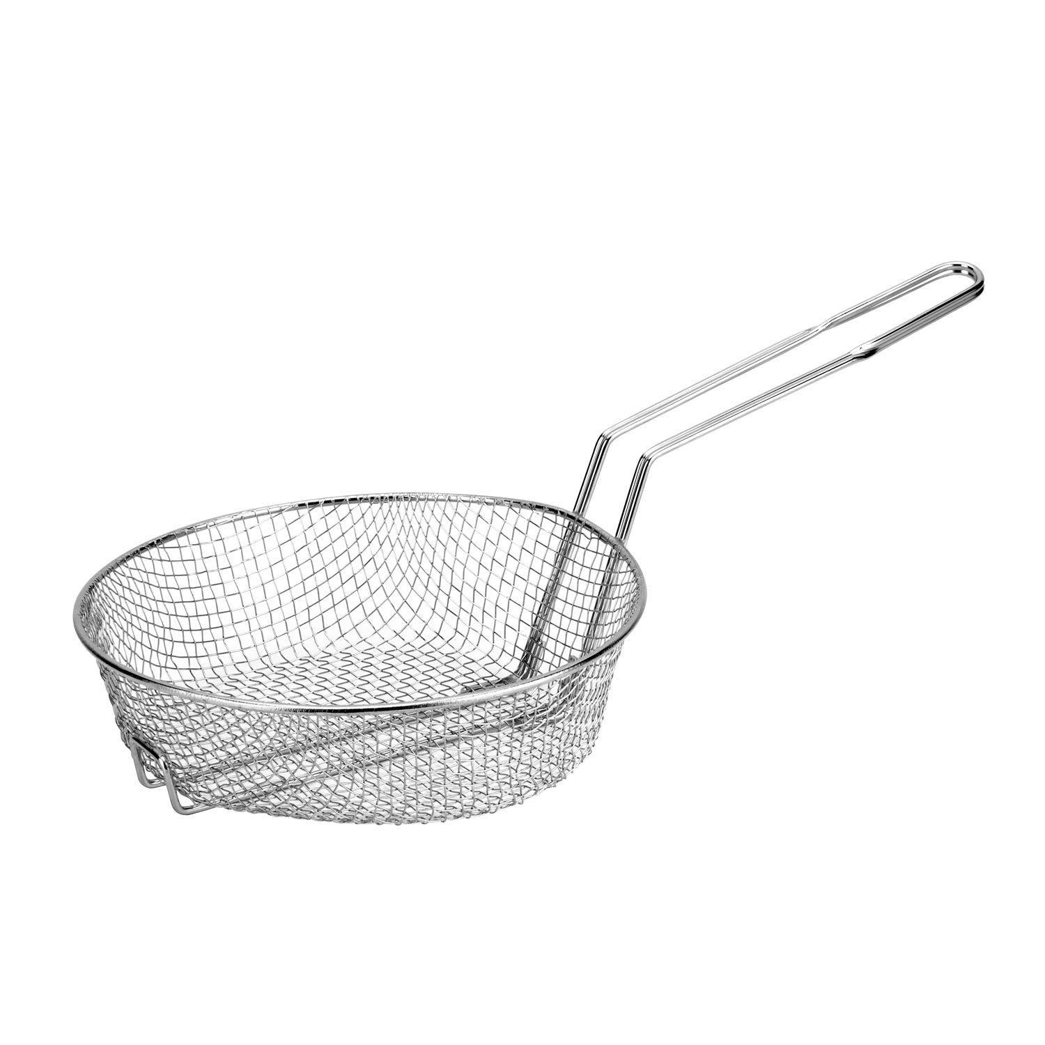 Culinary/Breading Basket Nickel-Plated Medium Mesh 12