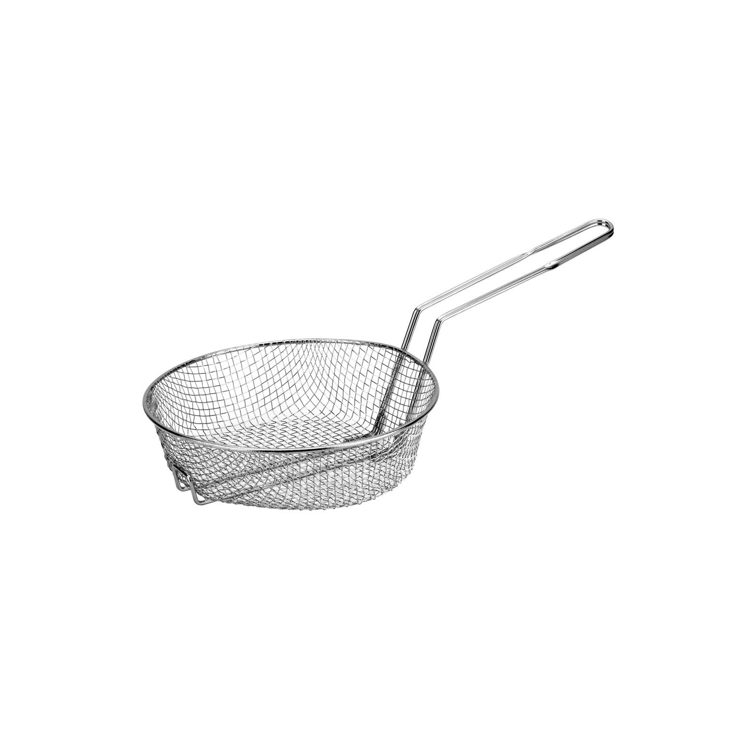 Culinary/Breading Basket Nickel-Plated Medium Mesh 8