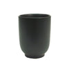 Cup – 8oz, 2.75-Inch black stoneware with non-glare glaze, stylish, durable, and modern. Perfect for coffee, tea, and espresso. Chip-resistant, microwave- and dishwasher-safe for convenience.