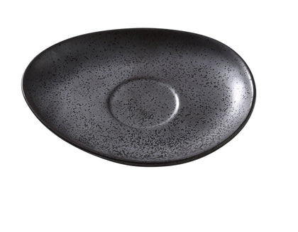 This Saucer brings a refined touch to any dining setting with its sleek black porcelain construction. Designed to complement a variety of cups, its smooth matte glaze enhances both casual and upscale table presentations. The oval shape provides a stable base, helping to prevent spills while adding a modern aesthetic. Crafted for durability, this saucer is built for frequent use in restaurants, hotels, and cafes.