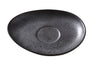 This Saucer brings a refined touch to any dining setting with its sleek black porcelain construction. Designed to complement a variety of cups, its smooth matte glaze enhances both casual and upscale table presentations. The oval shape provides a stable base, helping to prevent spills while adding a modern aesthetic. Crafted for durability, this saucer is built for frequent use in restaurants, hotels, and cafes.