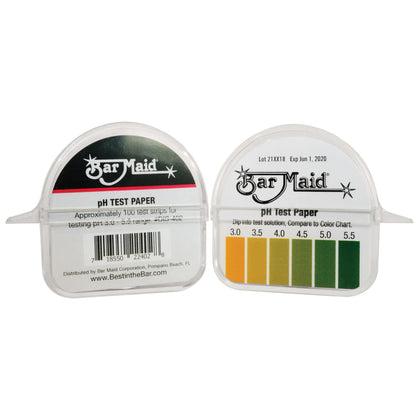 DIS-402, 3.0-5.5 Range Bar Maid pH Test Strips Dispenser