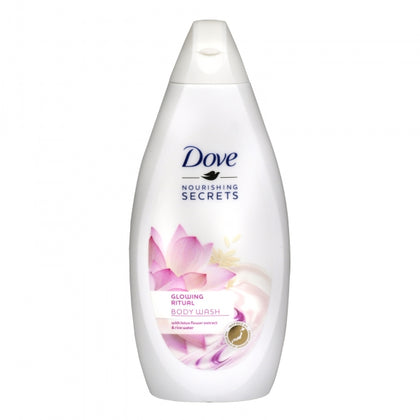 Dove Glowing Ritual Body Wash is a gentle cleanser that enhances your skin’s natural radiance while leaving it feeling soft and smooth. Inspired by beauty rituals, this nourishing body wash is infused with lotus flower and rice water to help purify and replenish your skin. The luxurious lather and delicate floral fragrance turn your daily shower into a moment of self-care, while its mild formula helps restore a glowing, satin-like finish after just one use.