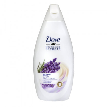 Dove Relaxing Ritual Body Wash is designed to turn your daily shower into a calming escape. Inspired by the self-care rituals of French women, this gentle formula combines lavender oil and rosemary extract to soothe the senses and cleanse the skin without drying. Infused with Dove’s ¼ moisturizing cream, it leaves your skin feeling soft, nourished, and lightly fragranced with a relaxing aroma.