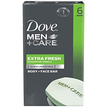 Dove Men+Care Body and Face Bar Extra Fresh is a 3-in-1 cleanser designed to leave men’s skin feeling refreshed, hydrated, and invigorated. Formulated with more moisturizer than ordinary soap, it helps maintain skin’s hydration levels while delivering a deep, effective clean. With a crisp, energizing scent and a formula gentle enough for use on the face, body, and even as a shaving aid, this dermatologist-recommended bar supports healthy, smooth skin without dryness or tightness.