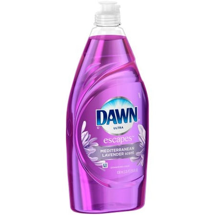 Dawn Ultra Mediterranean Lavender Dishwashing Liquid 21.6oz bottle