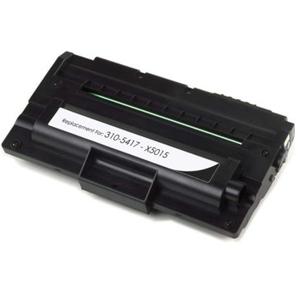 310-5417 black toner cartridge compatible with Dell 1600N and Samsung ML-2250, prints up to 6000 pages with sharp, professional-quality text