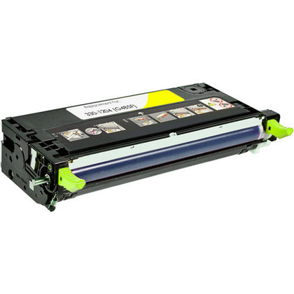 Dell 330-1204 (G485F) yellow toner cartridge compatible with 3130cn printer, high-yield 9,000 pages for vibrant, professional-quality color prints