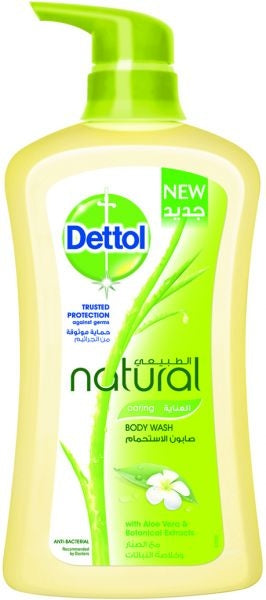 Dettol Natural Caring Body Wash offers trusted protection with a gentle, nourishing formula that helps maintain skin hygiene without compromising care. Enriched with antibacterial properties, this body wash effectively cleanses the skin while supporting its natural moisture balance. Recommended by doctors, it’s ideal for everyday use to help keep your skin clean, healthy, and protected.
