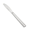 Dominion Dinner Knife 18/0 medium weight, 8 inches, durable stainless steel with a polished finish. Ideal for everyday meals and formal dining in restaurants, cafes, or home settings.