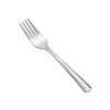 Dominion Salad Fork 18/0 heavy weight, 6-1/8 inches, stainless steel with satin handle. Perfect for salads and appetizers in restaurants, catering, or elegant home table settings.