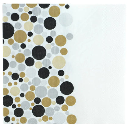 Dots Elegant Lunch Napkin with subtle dot design, perfect for weddings, parties, and special occasions. High-quality, absorbent disposable napkins to add sophistication to your dining experience.