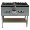 Double Stock Pot Range Natural Gas designed for efficient cooking with two stock pots, powered by natural gas.

