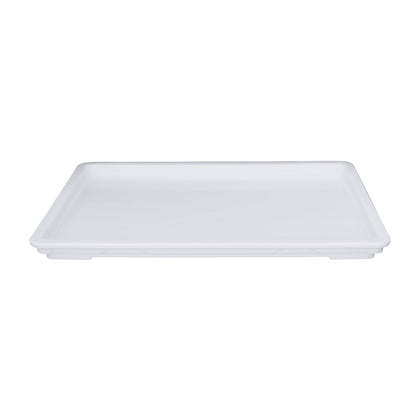 Dough box cover plastic for dough box plastic, food-safe, stackable, and easy to clean. Durable lid for storing, protecting, and organizing dough in pizzerias, bakeries, or commercial kitchens.
