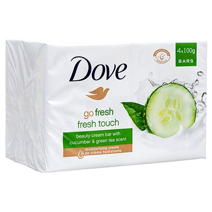 Dove Go Fresh Beauty Bar Soap Fresh Touch is an imported version designed to gently hydrate and revive your skin. Infused with a crisp blend of cucumber and green tea, this bar soap features Dove’s signature ¼ moisturizing cream and an ultra-light formula that leaves skin feeling soft and soothed. Dermatologist-recommended and suitable for daily use on both the face and body, it offers a revitalizing cleanse without dryness.