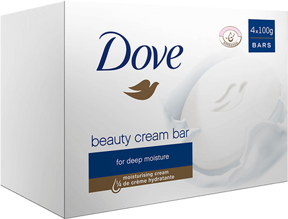 Dove Beauty Cream Bar is a gentle, moisturizing cleanser designed to nourish and care for your skin with every wash. Made with ¼ moisturizing cream and a pH-balanced, sulfate-free formula, this multi-purpose bar works as a face, body, and hand soap. It leaves skin feeling soft, refreshed, and pampered with its light, clean scent. Dermatologist-recommended and PETA-approved, it’s a cruelty-free, plant-based bar that supports healthy skin and conscious care.