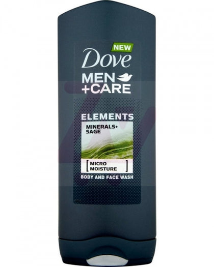 Dove Men+Care Elements Minerals + Sage Body Wash delivers a refreshing boost that leaves skin feeling invigorated and renewed. Designed specifically for men's skin, this energizing formula combines nature’s refreshers—sage, peppermint, and eucalyptus—for a scent that is both uplifting and grounding. It effectively cleanses while maintaining hydration, making it suitable for daily use on both body and face—and just as effective for washing hands.