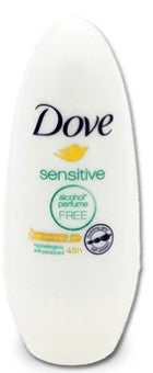 Dove Sensitive Roll-On Deodorant, 40ml, Case of 24