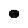 Durable plastic drip tray with 6-inch diameter for airpots and beverage stations. Easy to clean and stain-resistant. Packed 4 per pack, ideal for cafes, catering, or break rooms.