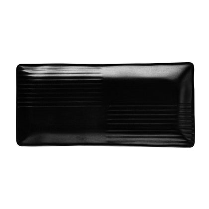 Duke Rectangular Platter Matte Black 13-1/2