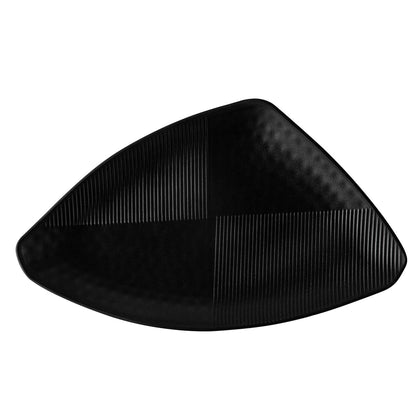 Duke Triangular Plate Matte Black 15-3/8