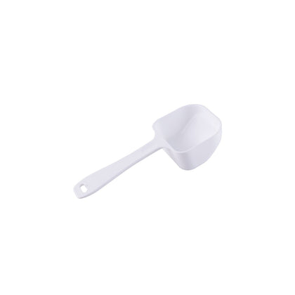 Durable 0.5-cup scoop for ingredient bin shelf 40-cup (2.6 gallon), ideal for precise portioning of dry ingredients. Easy to clean and packed 50 each per case. Essential for kitchen storage systems.