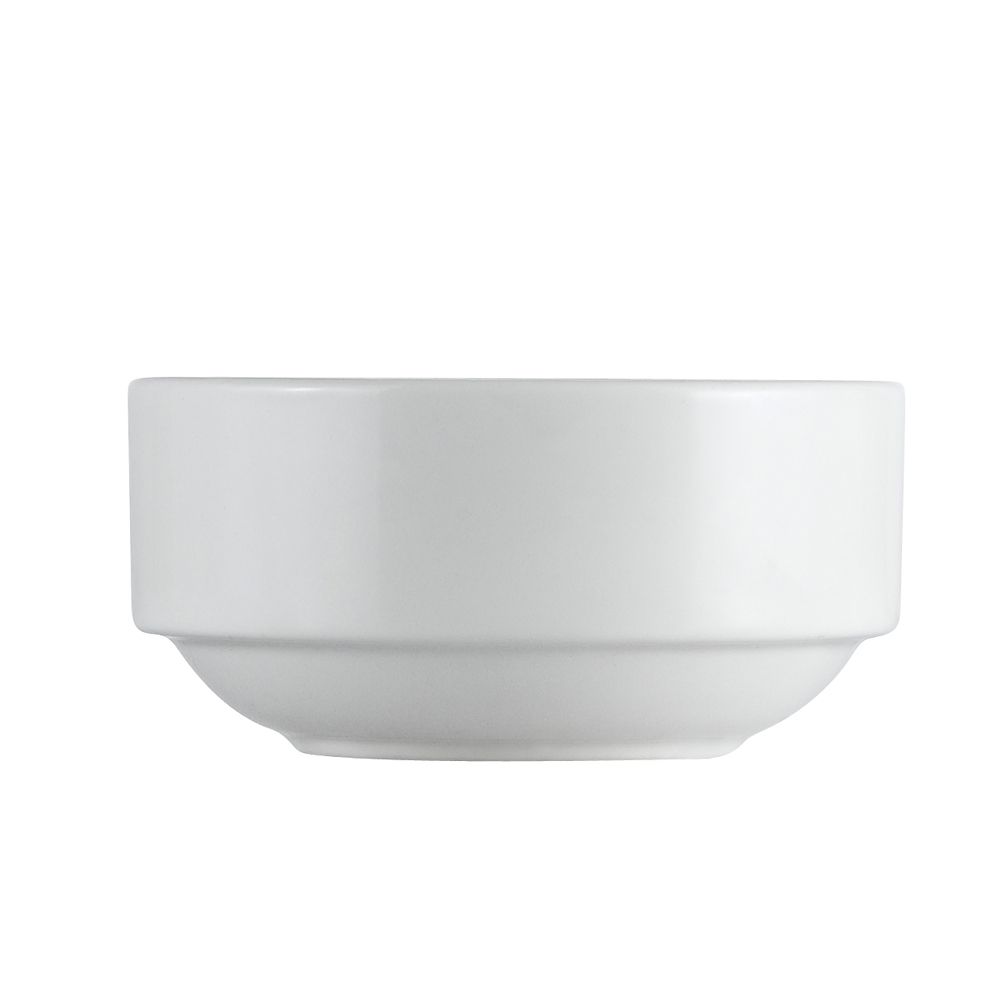 Durable 12oz Stacking Bouillon Bowl, 4 1/4