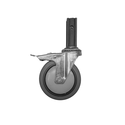 Durable caster without brake for stainless steel 3-tier cart 30