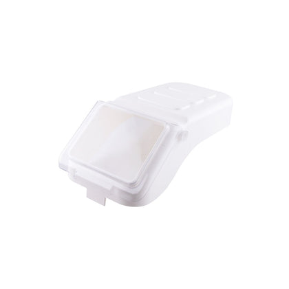 Durable, food-grade lid fits 100 cup (6.3 gallon) ingredient bins. Provides a secure seal to keep dry ingredients fresh and protected in commercial kitchen storage applications.
