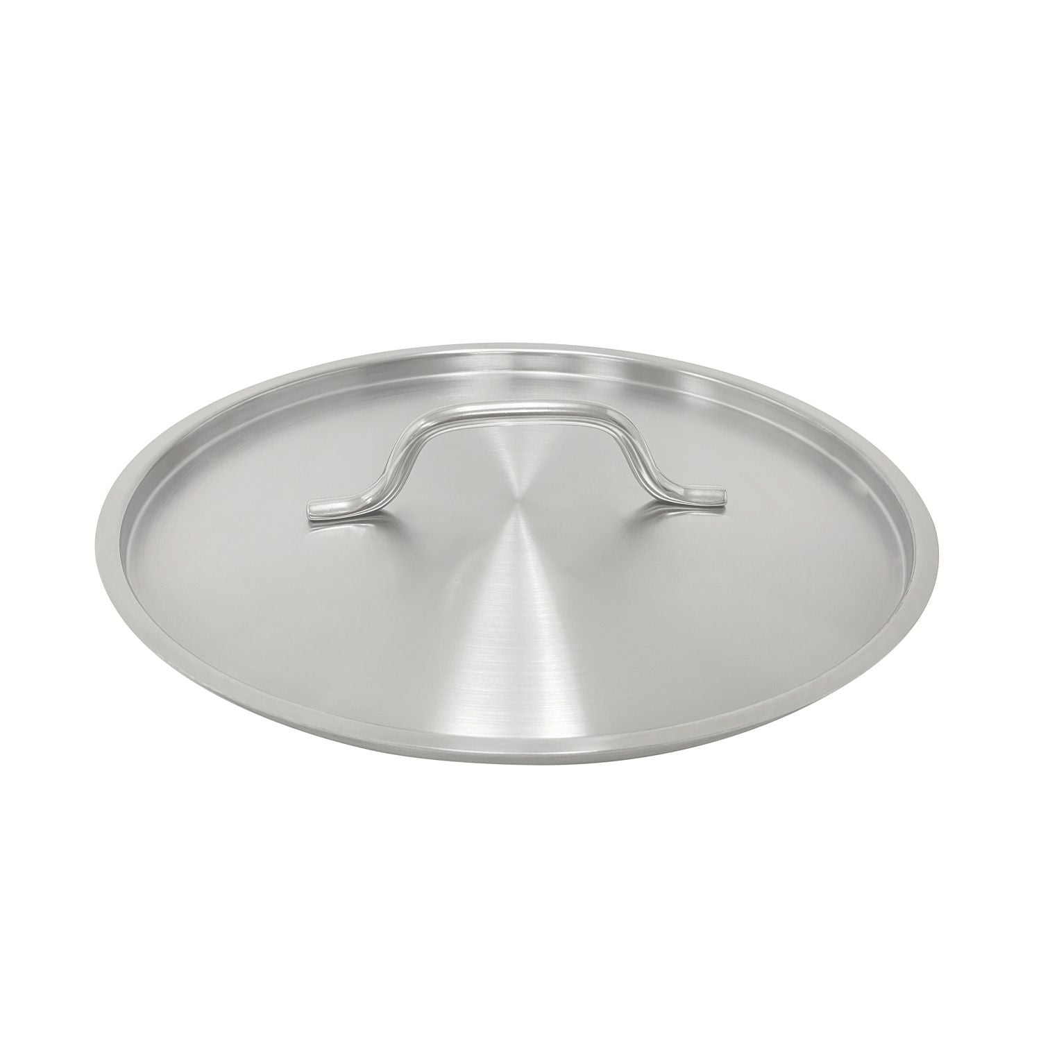 Durable stainless steel lid fits 12/16QT stock pots, 16QT pasta cookers, 8QT braziers, and 10QT saucepans. Corrosion-resistant with excellent heat retention. Packed 12 each per case.