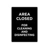 Durable stanchion sign with bold 