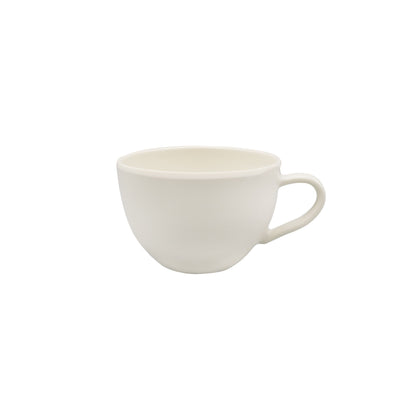 Dwight Cup Short IV 7.5oz, 3 3/4 inch tall, chip-resistant and stackable, microwave and dishwasher safe, ideal for espresso, tea, or small desserts in modern home or café settings