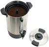 ECU-100A-50A, Commercial 50-100 Cup Stainless Steel Urns