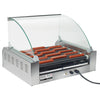 EHDG-11SG-7SG, Spectrum Glass Sneeze Guard for Hot Dog Rollers