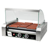 EHDG-11SG-7SG, Spectrum Glass Sneeze Guard for Hot Dog Rollers