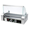 EHDG-11SG-7SG, Spectrum Glass Sneeze Guard for Hot Dog Rollers