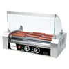 EHDG-11SG-7SG, Spectrum Glass Sneeze Guard for Hot Dog Rollers