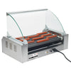 EHDG-11SG-7SG, Spectrum Glass Sneeze Guard for Hot Dog Rollers