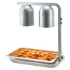 EHL-2C/3C, 250W Bulbs, Black  Steel Base Electric Heat Lamp