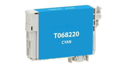 T068220 High Yield Cyan Ink Cartridge Compatible with Epson Stylus C120 – 500 Pages