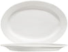 oval 10 1 4 inch porcelain platter for serving appetizers and entrees